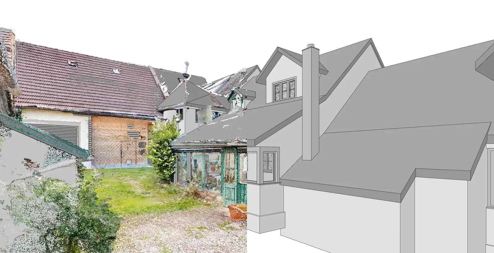 3D Laservermessung und Bestandsmodellierung auf Basis einer Punktwolke